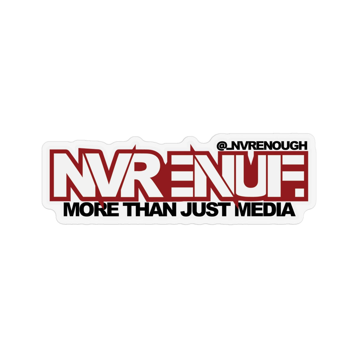 NVR ENUF Car Magnet
