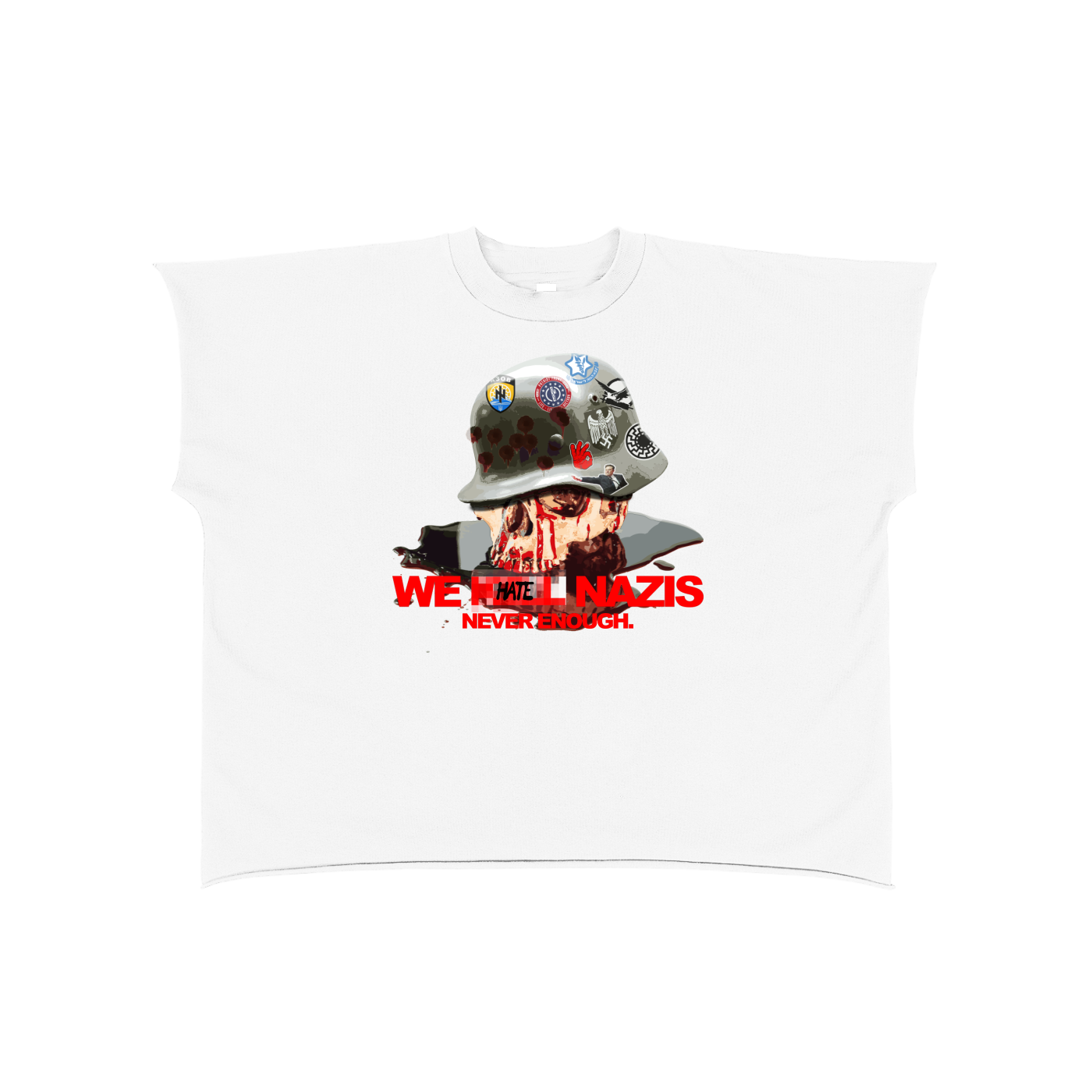 Hate Nazis Sleeveless Tee