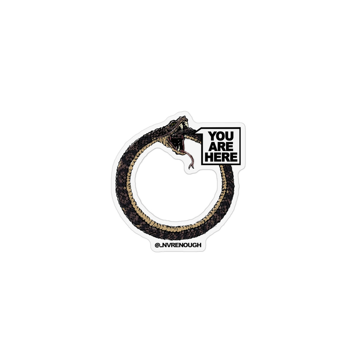 NE Ouroboros Car Magnet