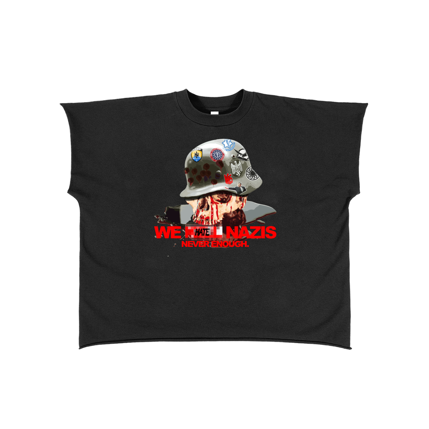 Hate Nazis Sleeveless Tee