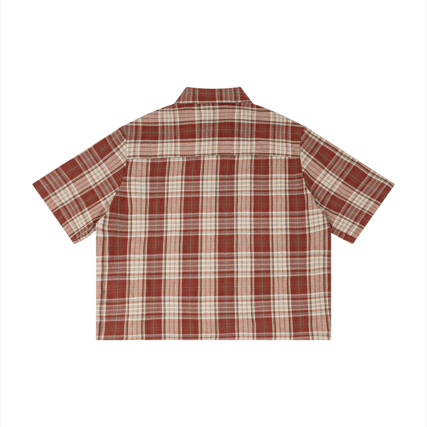 NECH Plaid Boxy Short Sleeve