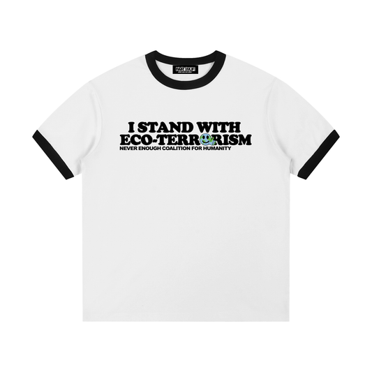 Eco-Terrorism Ribbed Crewneck T-Shirt